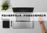 可信小程序开发公司（开发微信小程序的公司）