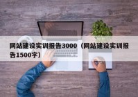 网站建设实训报告3000（网站建设实训报告1500字）