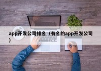 app开发公司排名（有名的app开发公司）