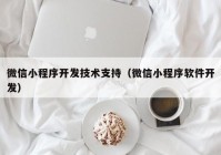 微信小程序开发技术支持（微信小程序软件开发）