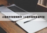 小程序开发视频教学（小程序视频直播开发）